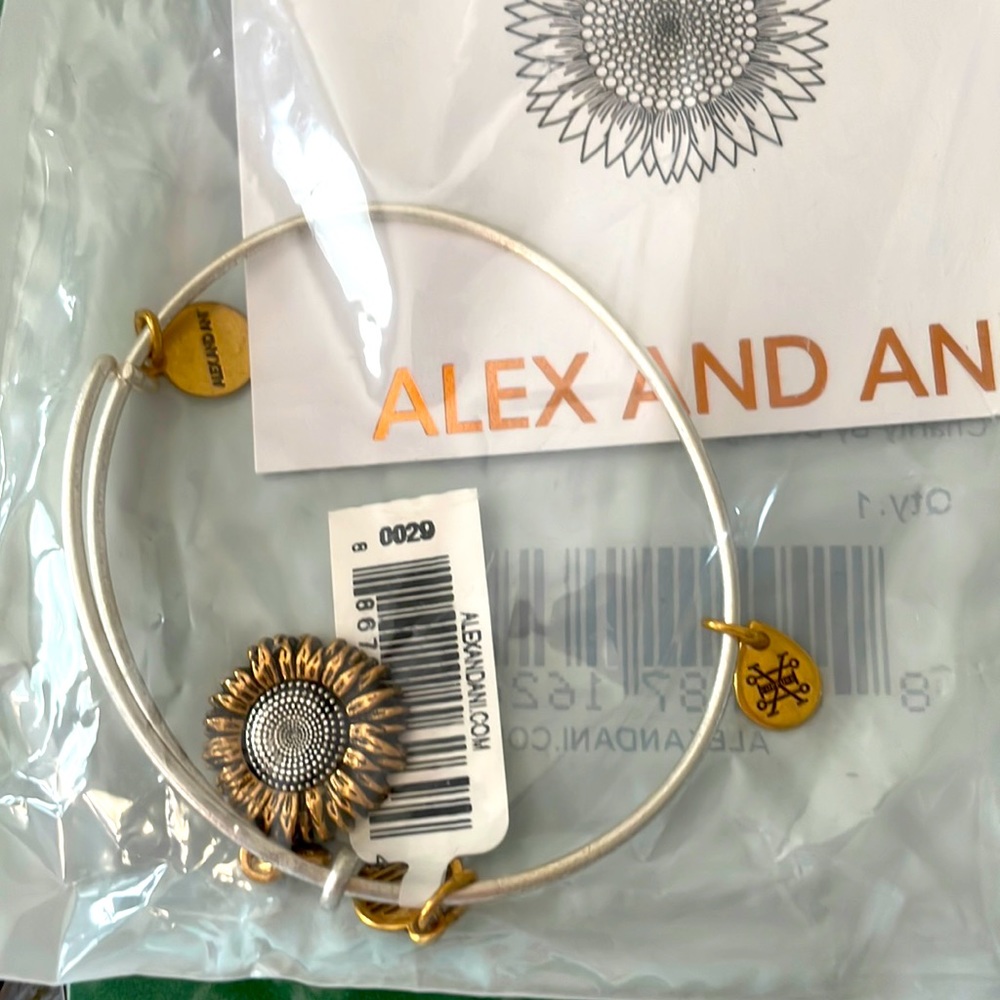 Alex And Ani Sunflower Bracelet